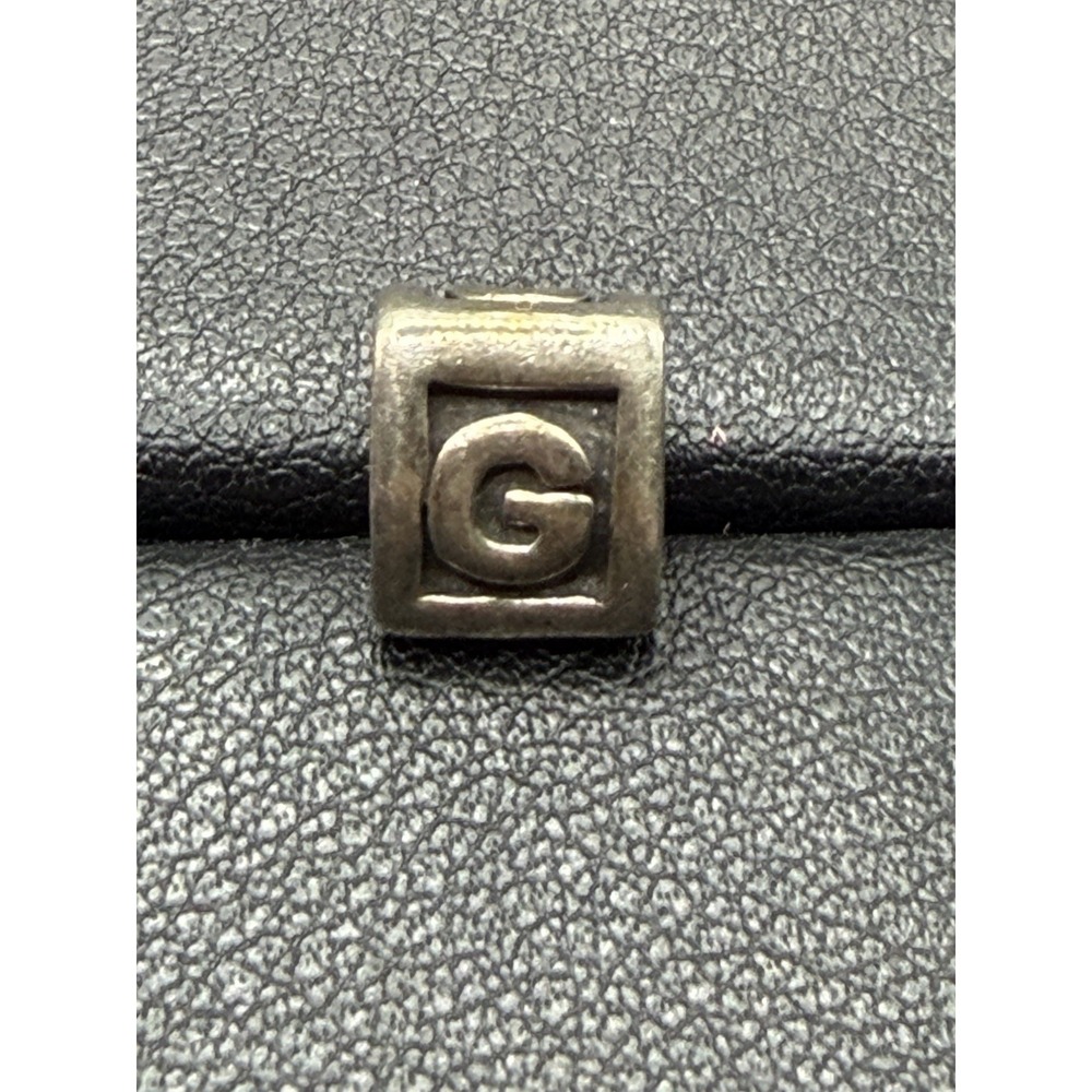 Pandora Sterling Silver Letter G Charm ALE K6